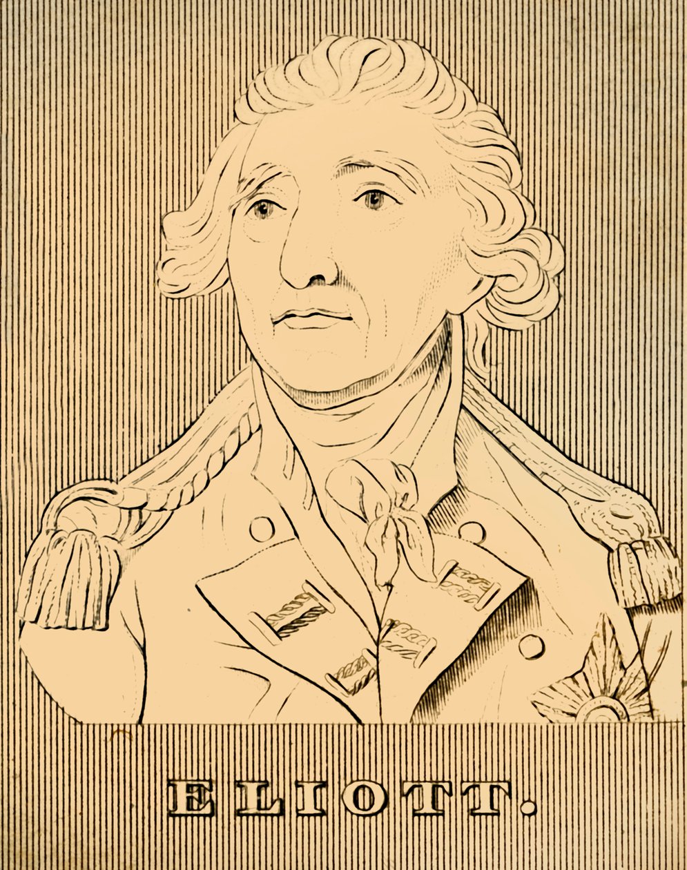 Eliott, 1717-1790, 1830. av Unbekannt
