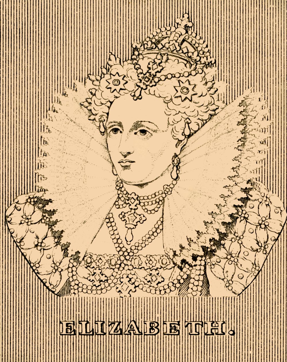 Elizabeth, 1533-1603, 1830. av Unbekannt
