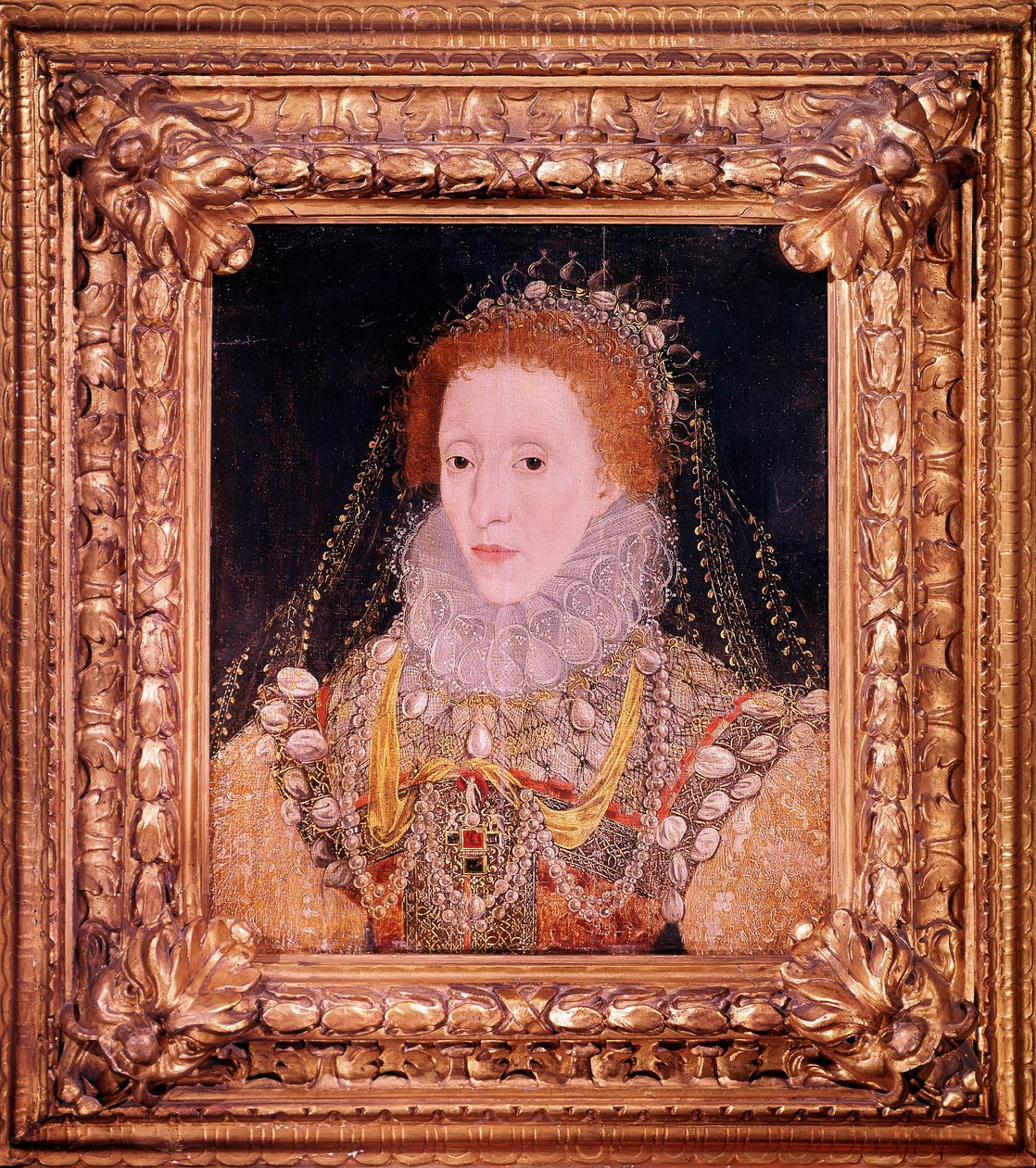 Elizabeth I, drottning av England och Irland, c1580 av Unbekannt