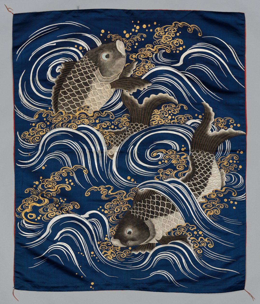 Broderad Fukusa, sent 1800-tal-tidigt 1900-tal. av Unbekannt