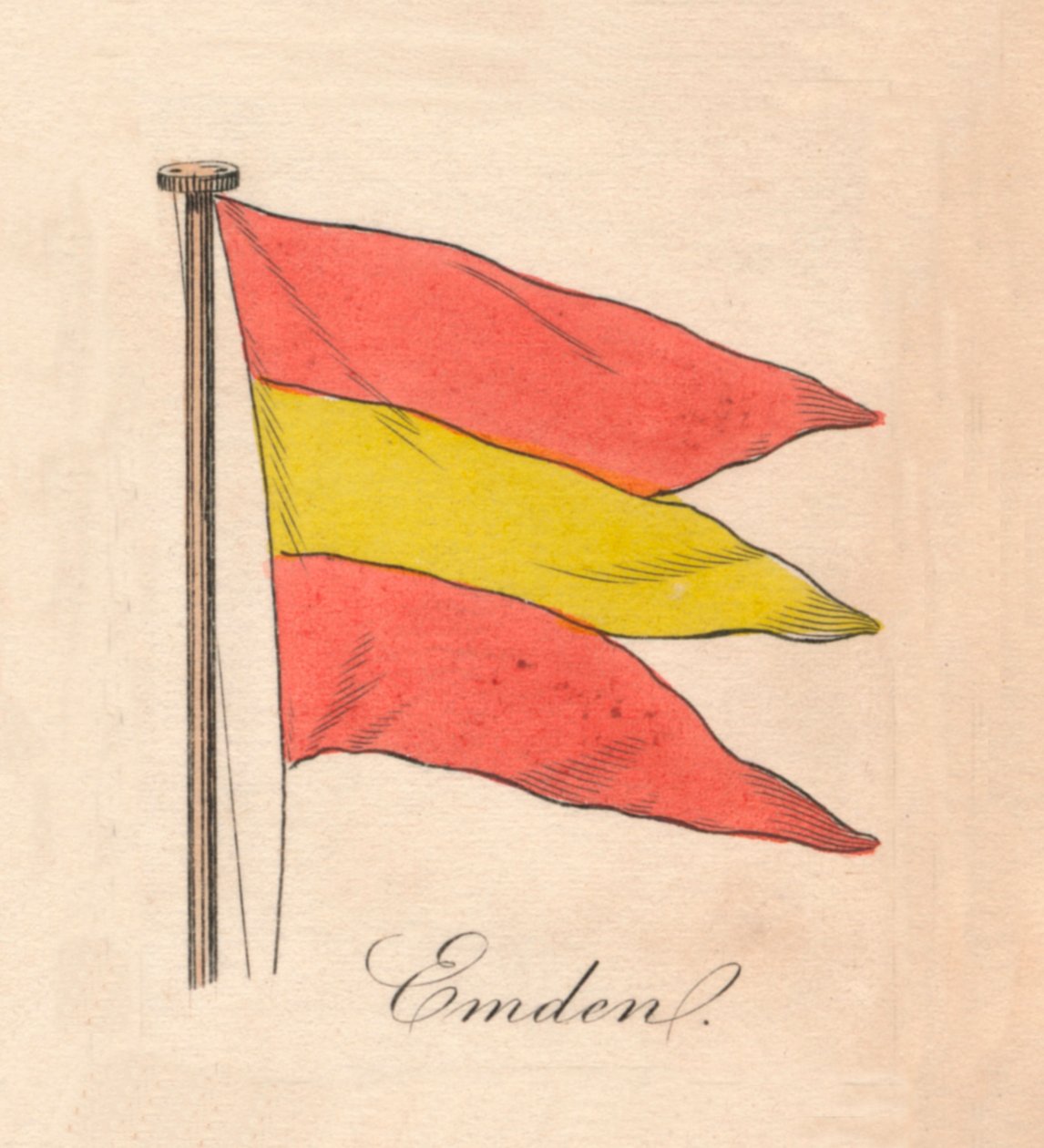 Emden, 1838 av Unbekannt