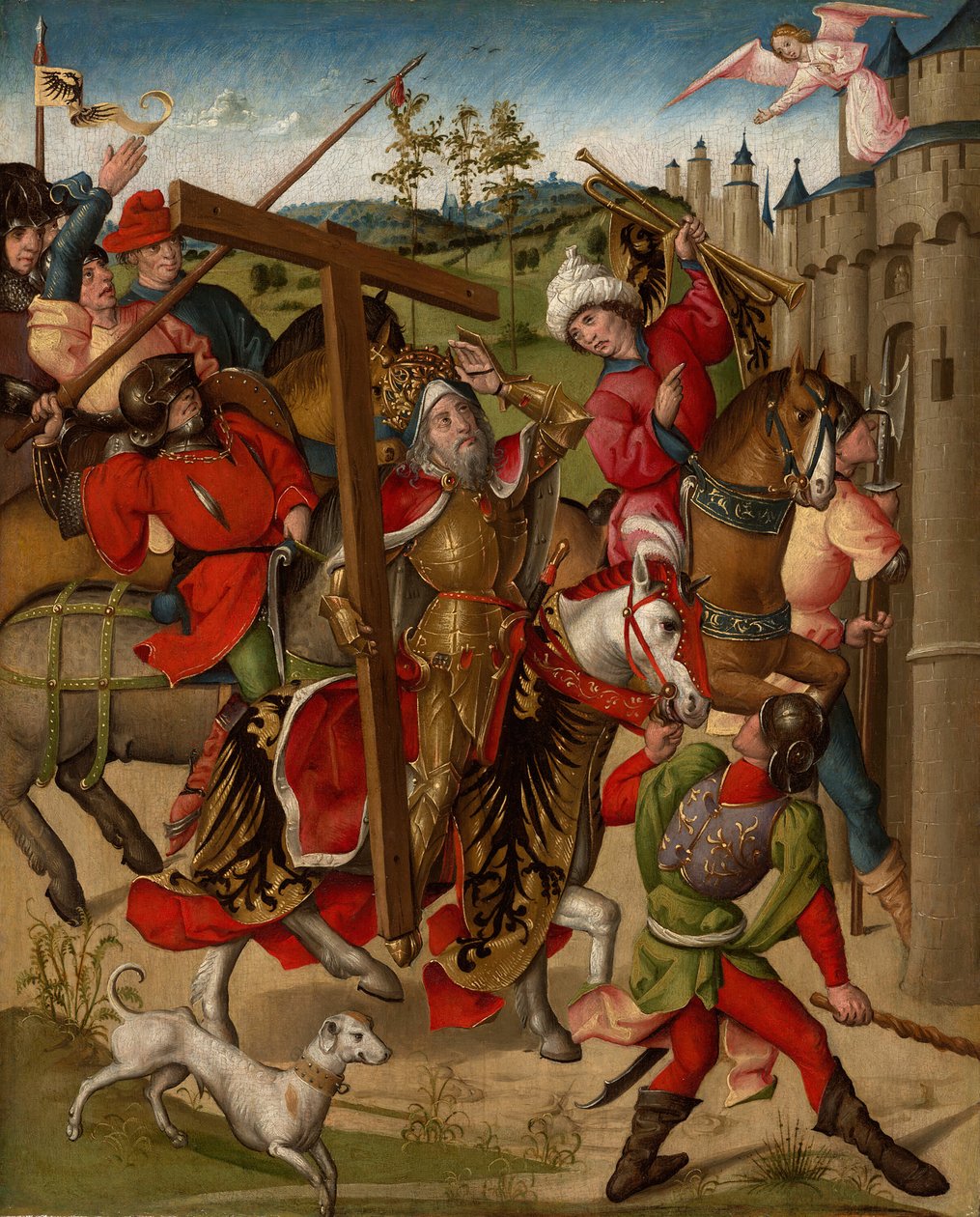 Kejsar Heraclius nekade inträde i Jerusalem, 146080. av Unbekannt