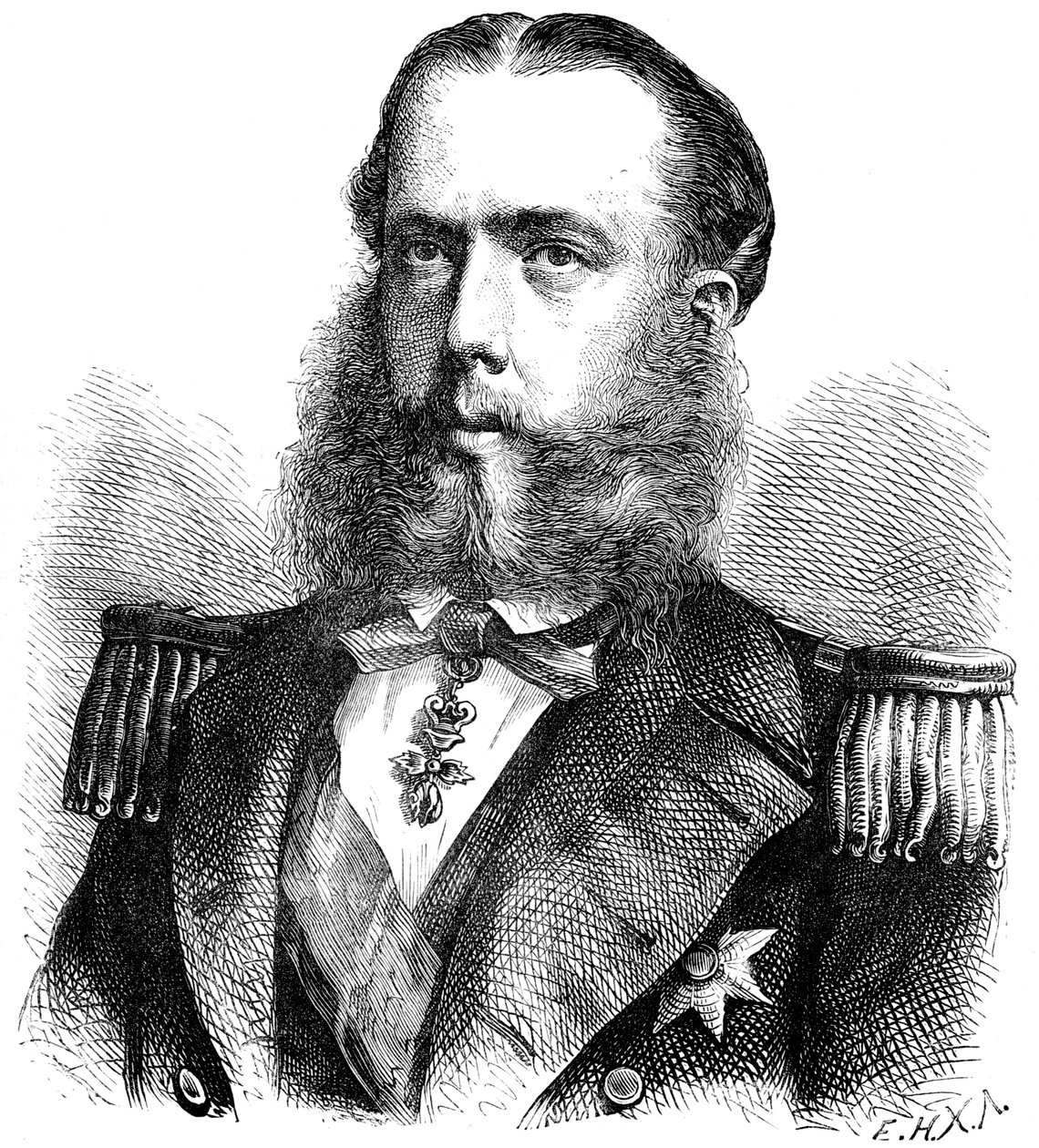 Kejsar Maximilian av Mexiko, c1880 av Unbekannt