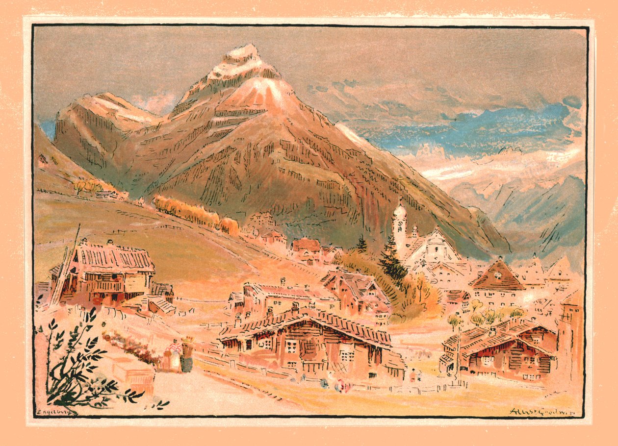 Engelberg, c1900. av Unbekannt