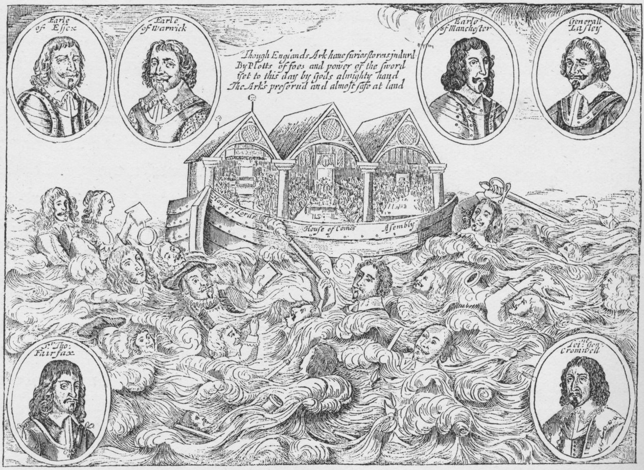 Englands mirakulösa bevarande, 1646 1903 av Unbekannt