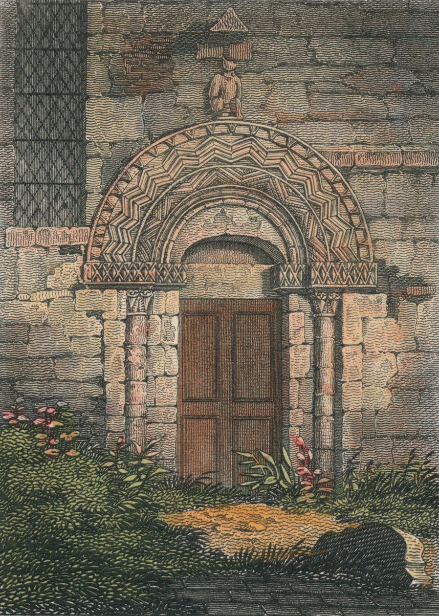 Ingången till Patricksbourne Church, 1817. av Unbekannt