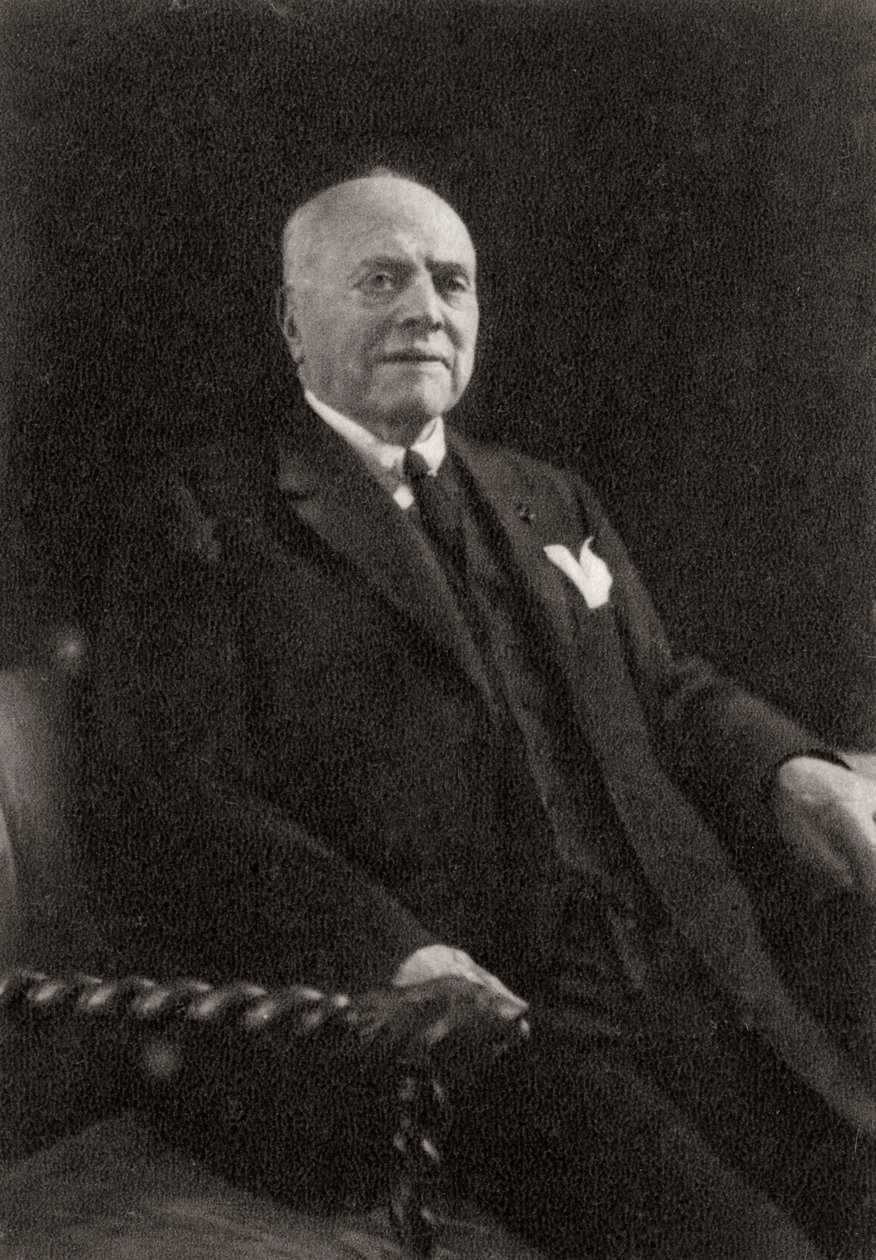 Ernest Cognacq, fransk återförsäljare, 1912 av Unbekannt