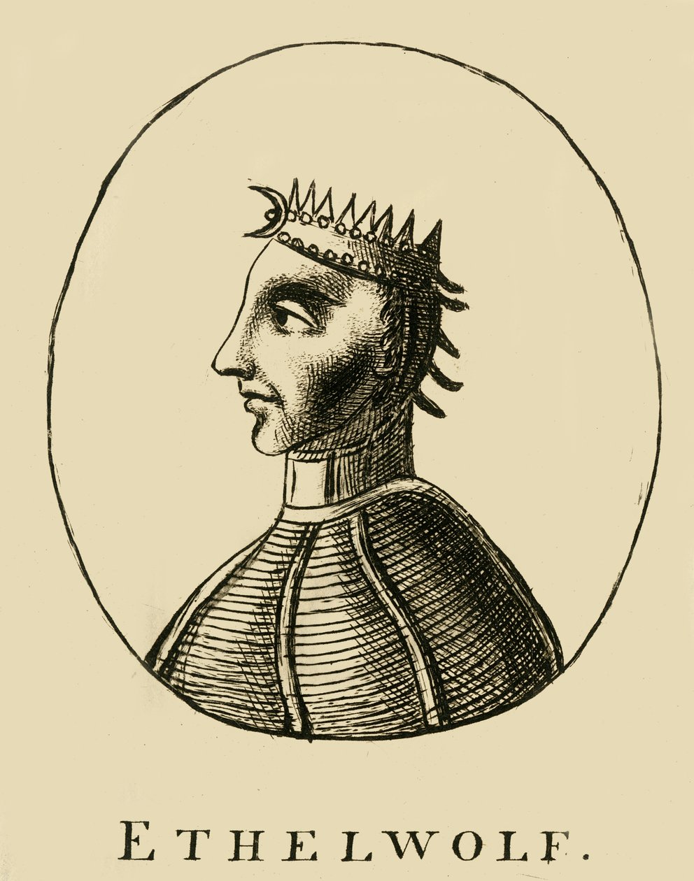Ethelwolf, 1700-talet. av Unbekannt