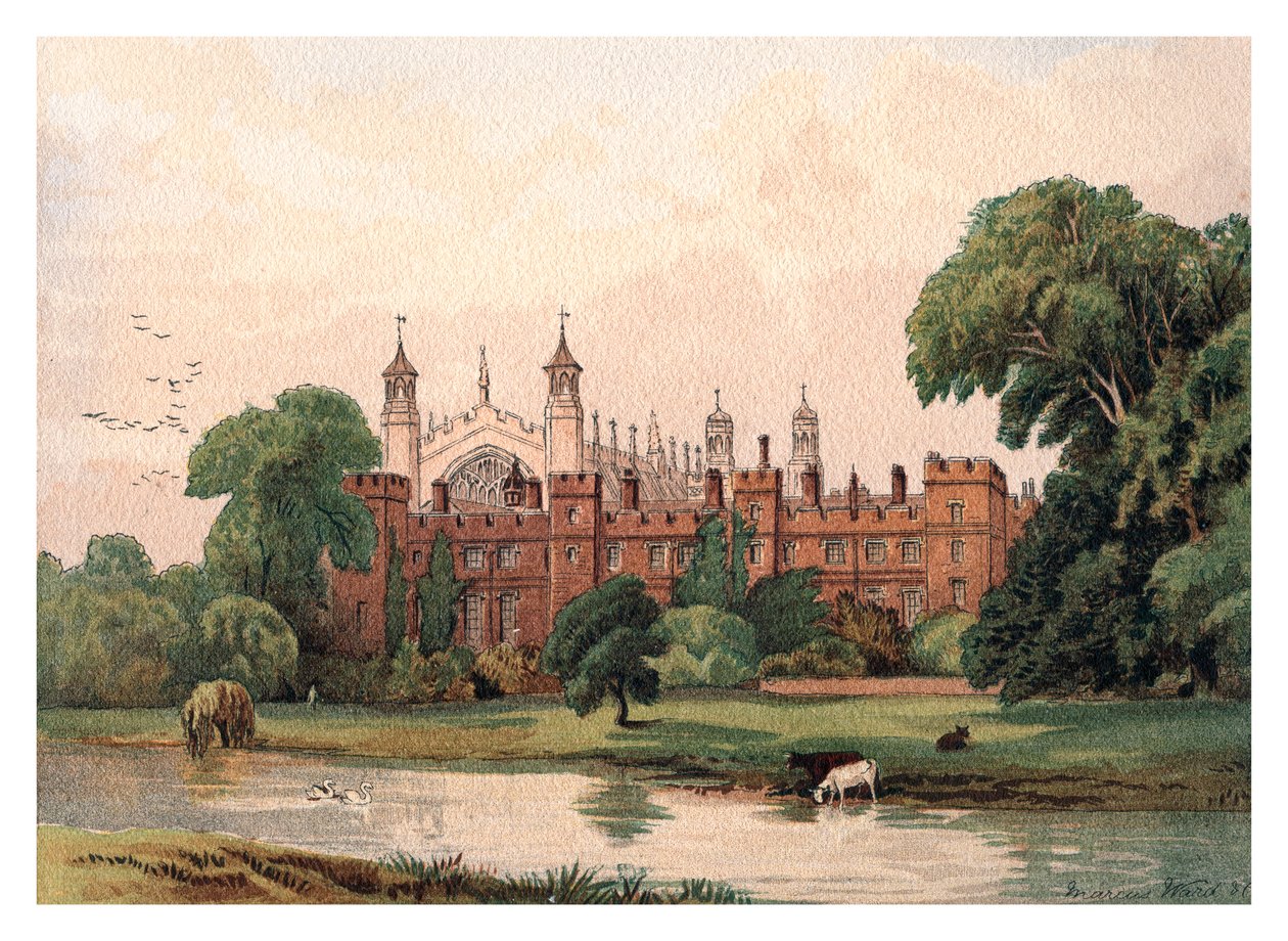 Eton College, 1880 av Unbekannt