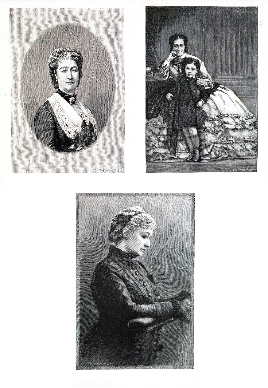 Eugénie de Montijo. av Unbekannt