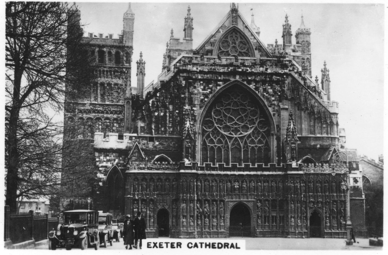 Exeter Cathedral, 1936 av Unbekannt