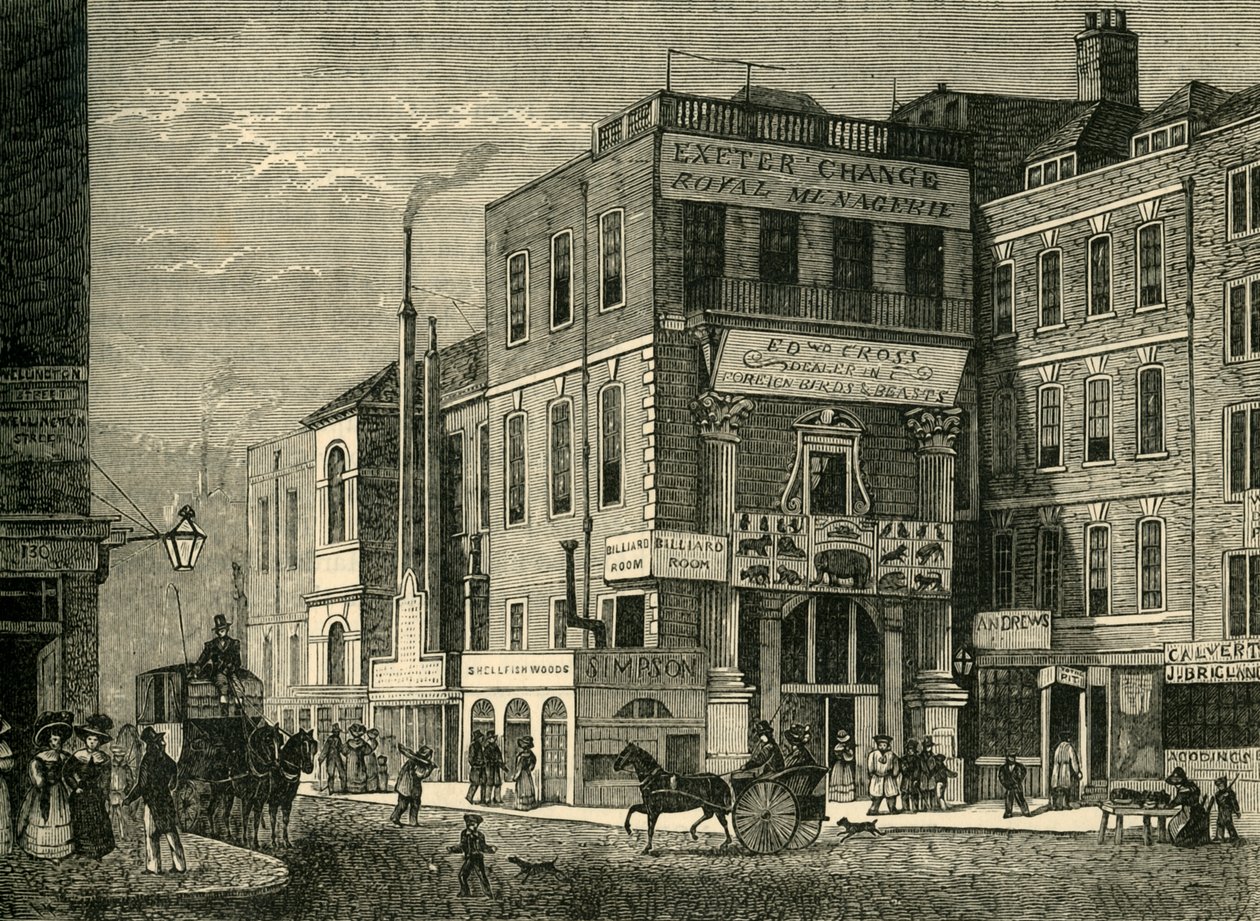 Exeter Change 1826, 1881. av Unbekannt
