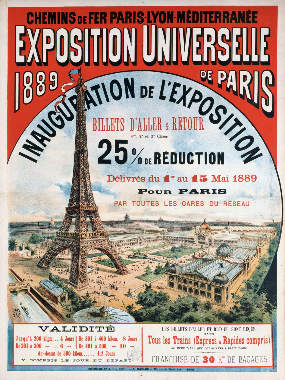 Universell utställning 1889, 1889. av Unbekannt