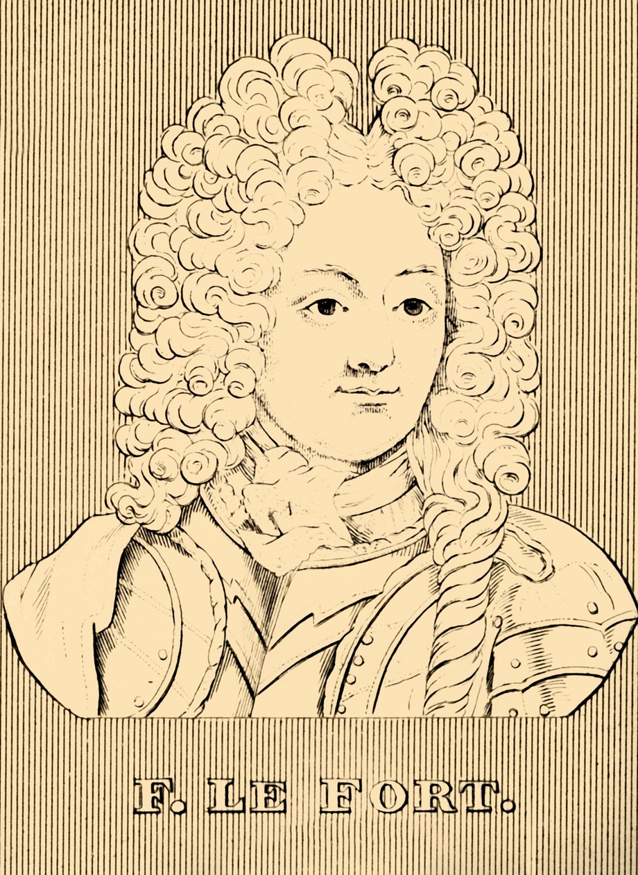 F. Le Fort, 1656-1699, 1830. av Unbekannt
