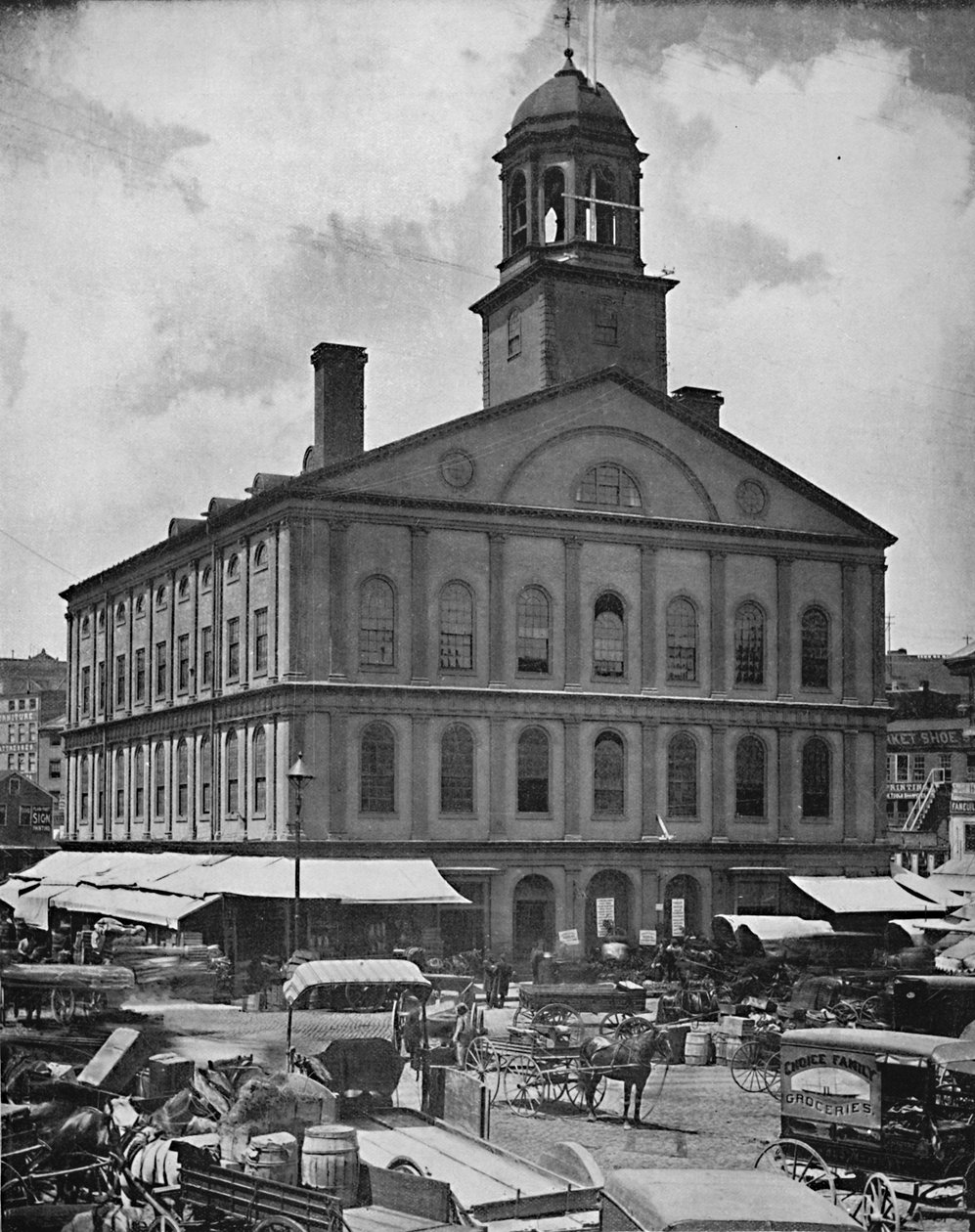 Faneuil Hall, Boston, c1897. av Unbekannt