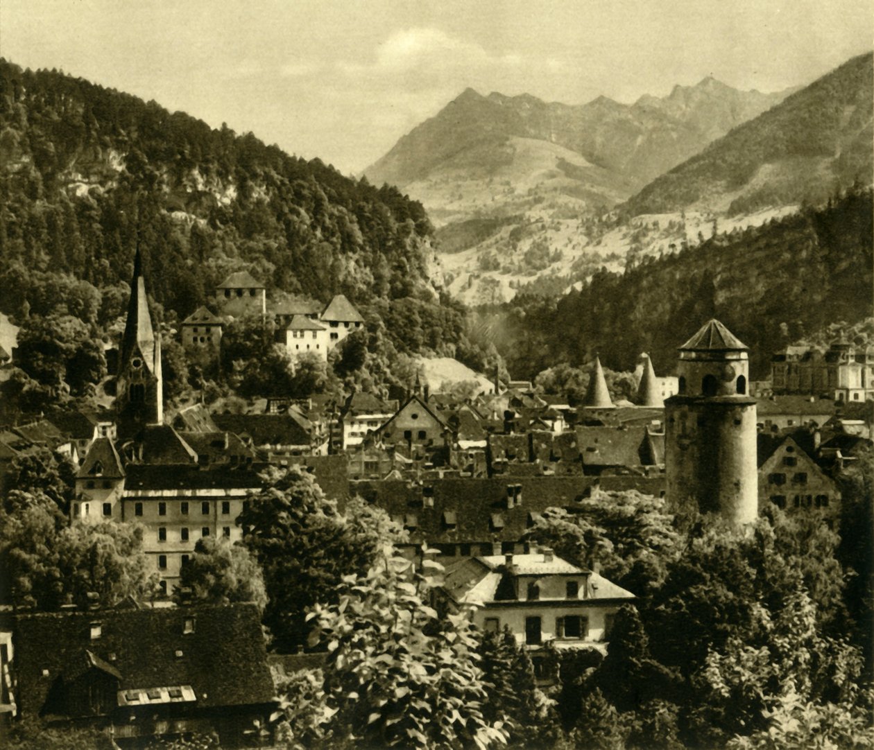 Feldkirch, Vorarlberg, Österrike, c1935. av Unbekannt