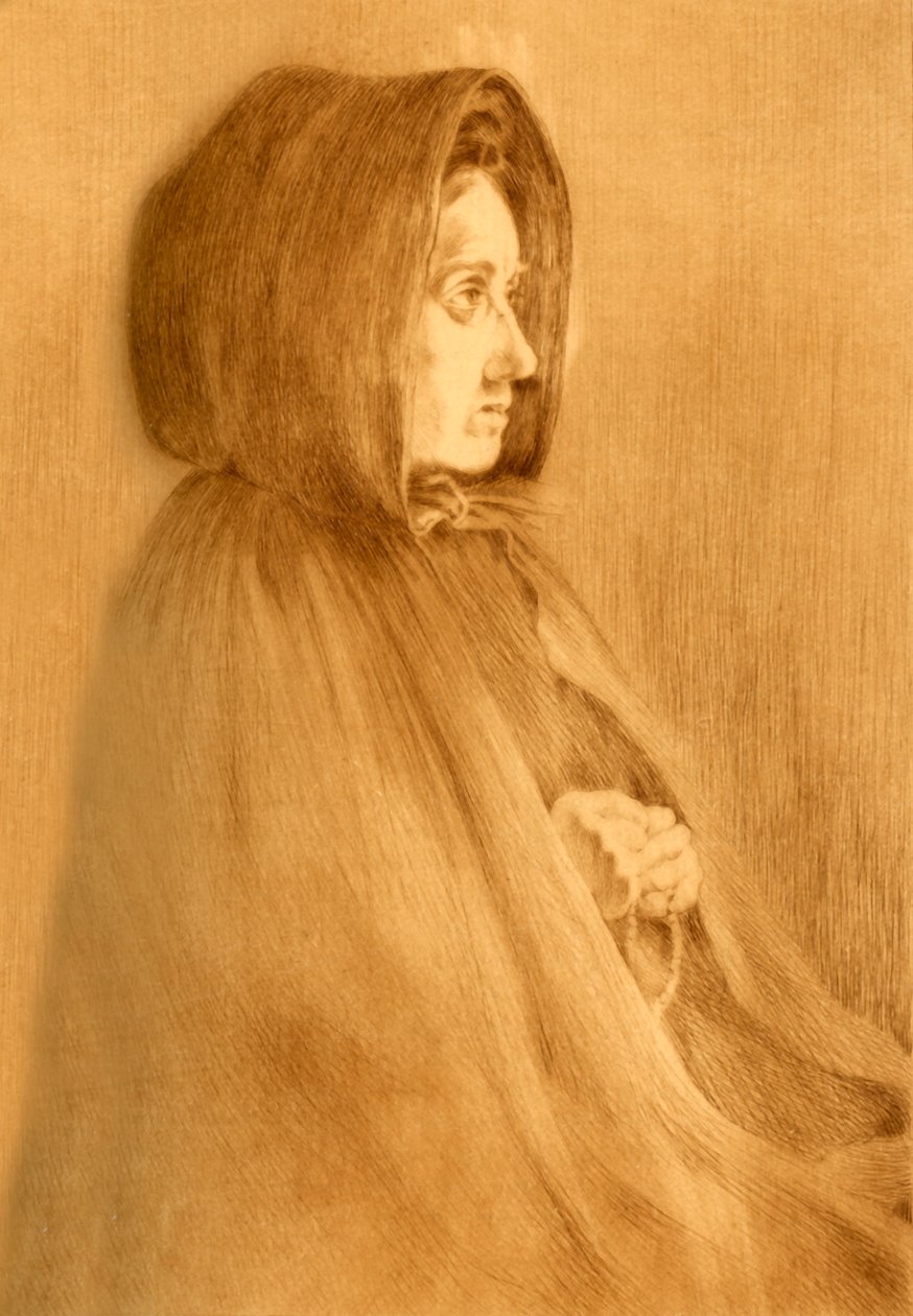 Bedjande kvinna, 1908. av Unbekannt