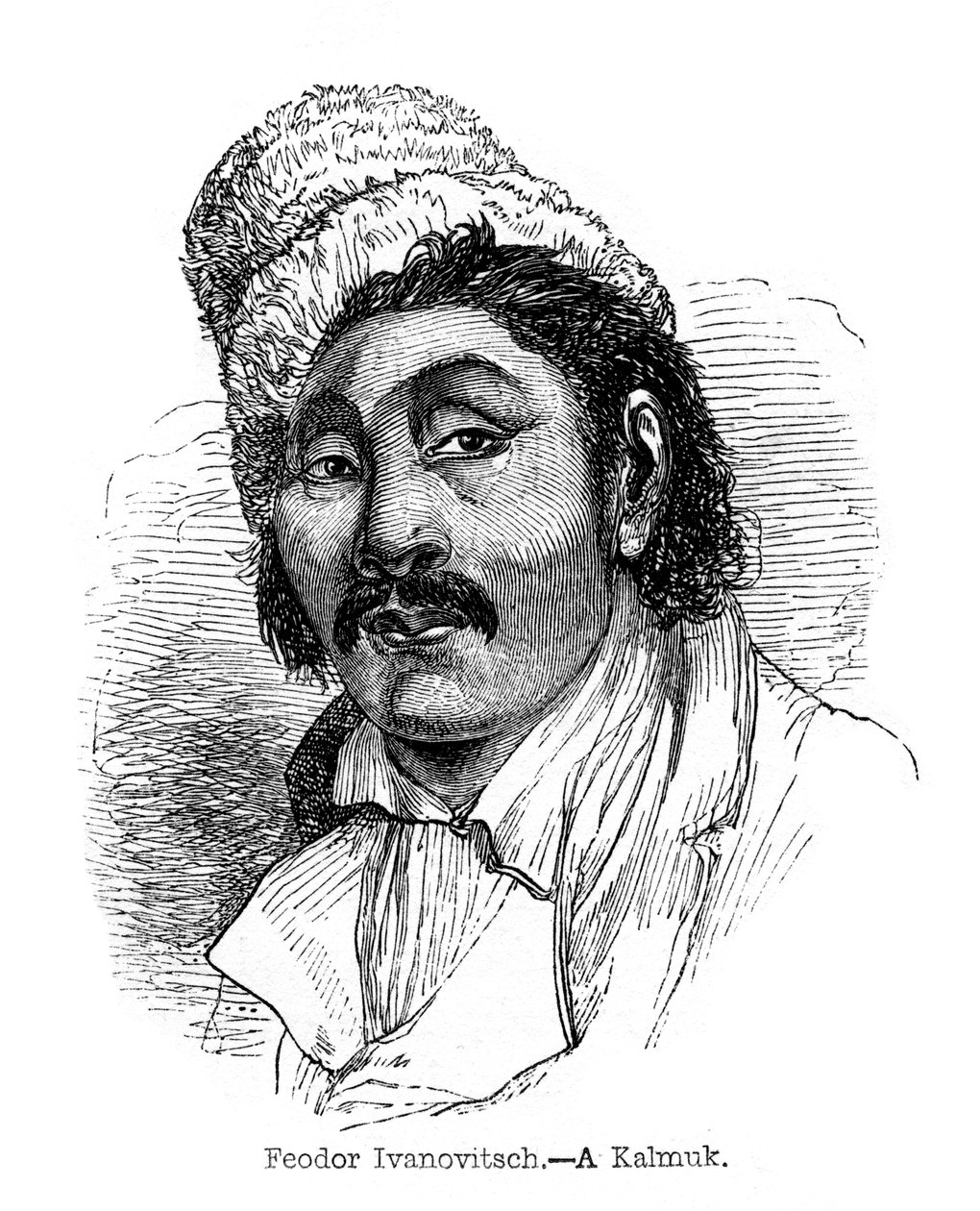 Feodor Ivanovitsch - A Kalmuk, 1848 av Unbekannt