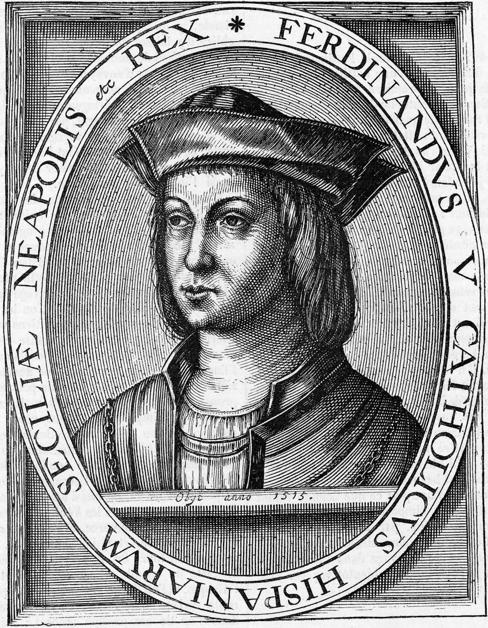 Ferdinand II av Aragon, kung av Spanien av Unbekannt