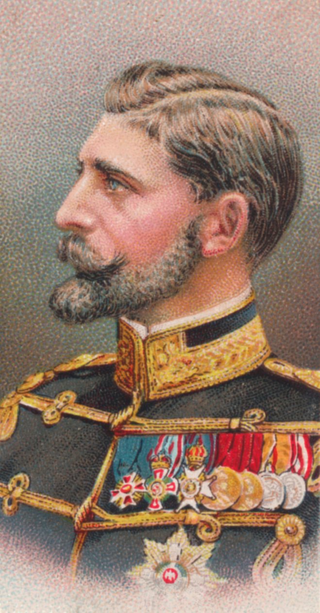 Ferdinand I 1865-1927, kung av Rumänien, 1917 av Unbekannt