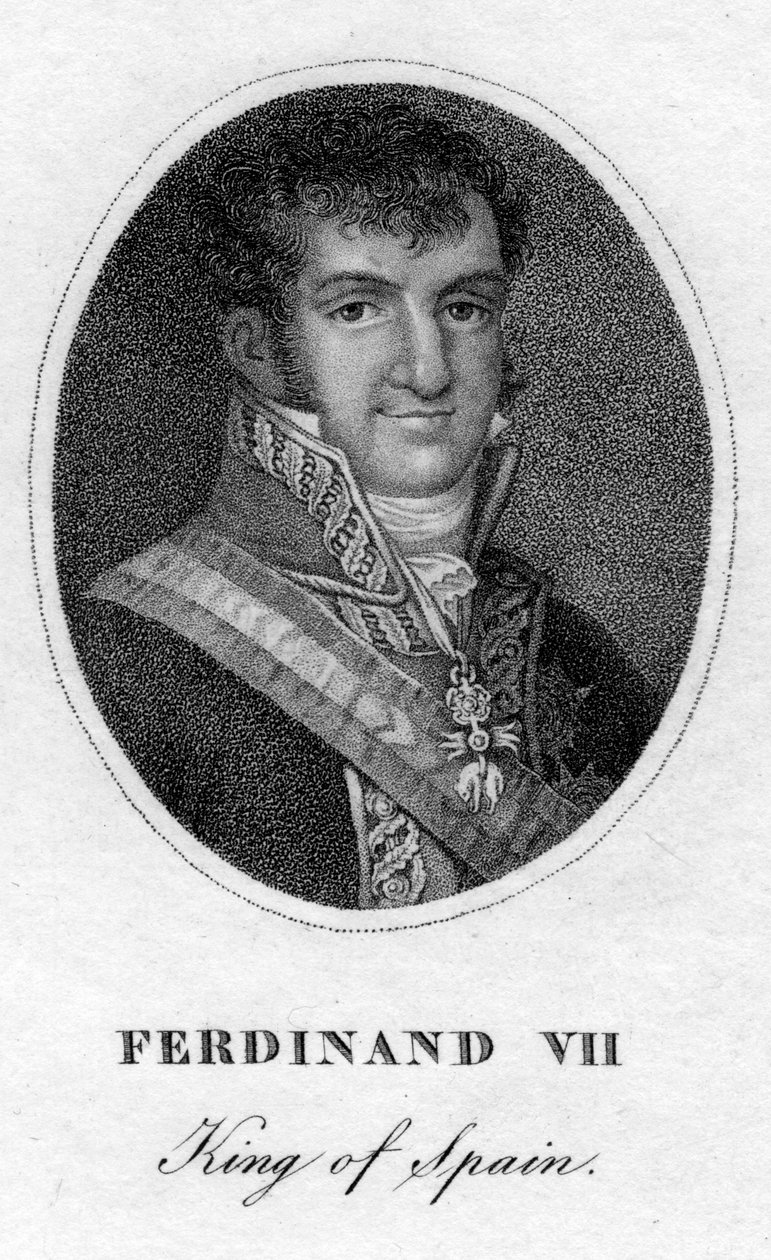 Ferdinand VII, kung av Spanien, 1800-talet av Unbekannt