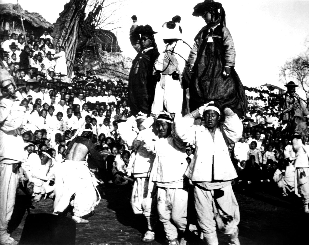 Festival i Korea, 1900 av Unbekannt