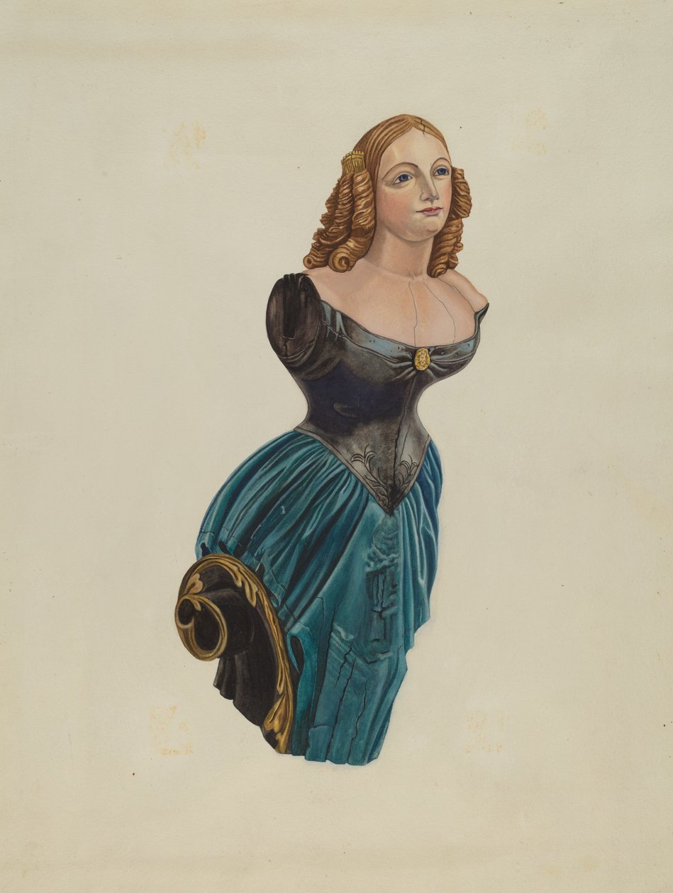 Galjonsfigur: Jenny Lind, 19351942. av Unbekannt