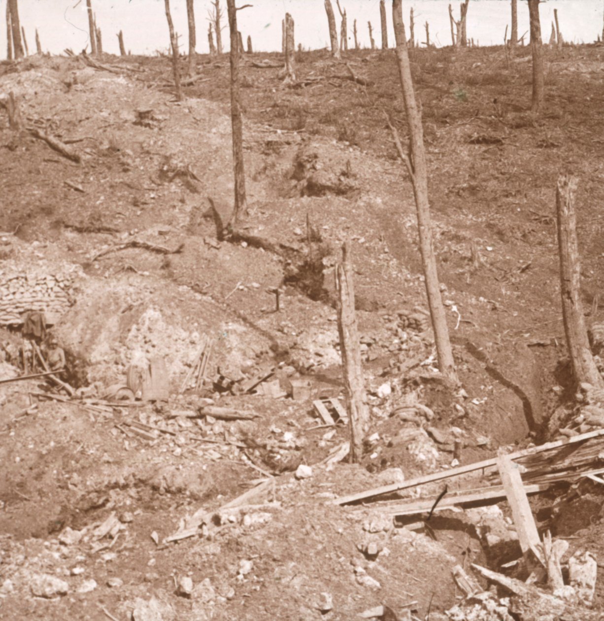 Första hjälpen-post, Verdun, norra Frankrike, c1914-c1918 av Unbekannt