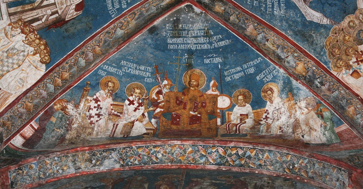 Första konciliet i Nicea, ca 1350 av Unbekannt