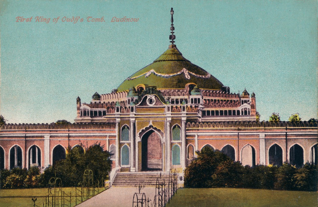 Förste kung av Oudhs grav. Lucknow, c1900 av Unbekannt