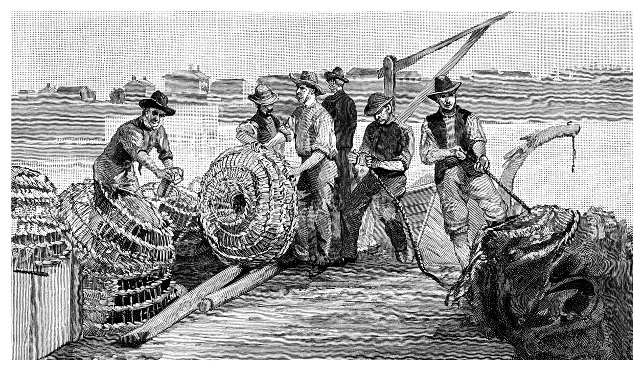 Fishermans Jetty, 1886 av Unbekannt