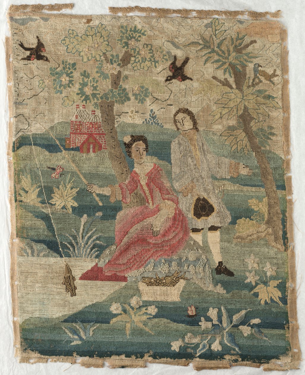 Fishing Lady, 1700-tal. av Unbekannt