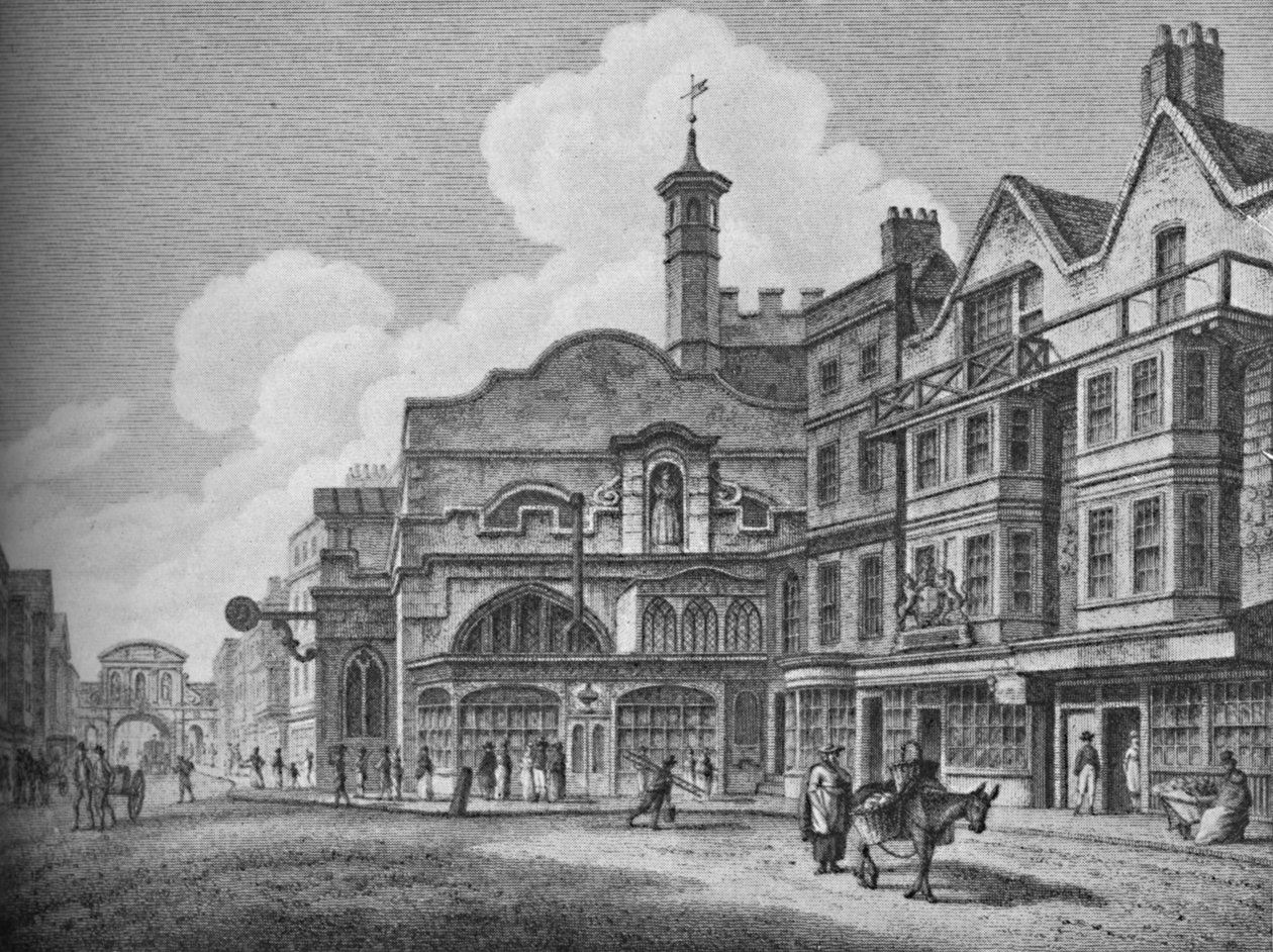 Fleet Street på 1700-talet, 1907 av Unbekannt