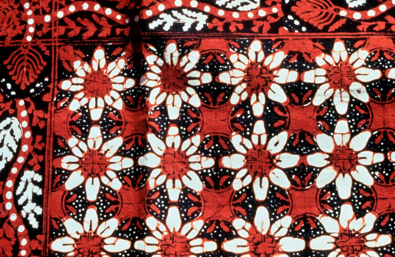 Blomsterdesign, Indonesien, 1900-talet av Unbekannt