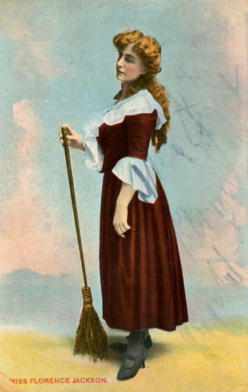 Florence Jackson, brittisk skådespelerska, c1908 av Unbekannt