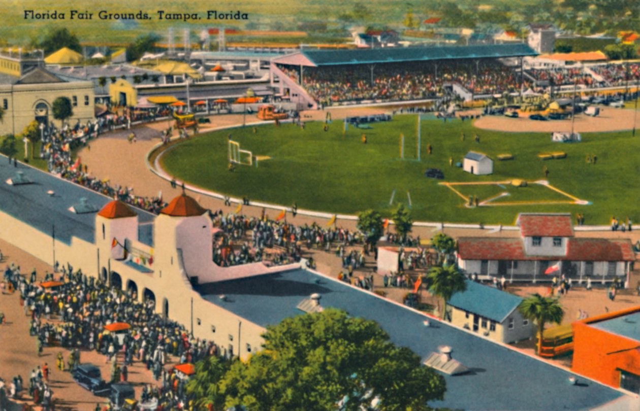 Florida Fairgrounds, Tampa, Florida, c1940-talet av Unbekannt