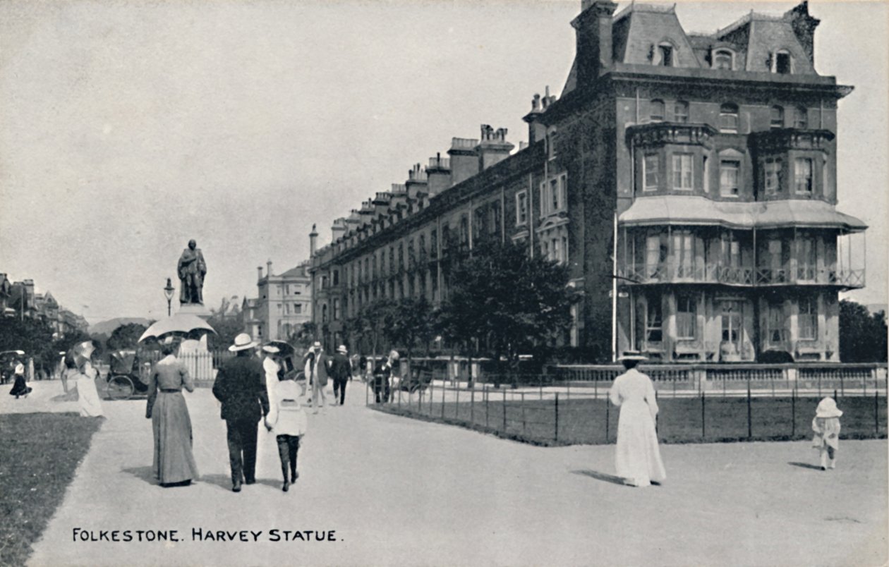 Folkestone. Harvey-statyn, sent 1800-tidigt 1900-tal av Unbekannt