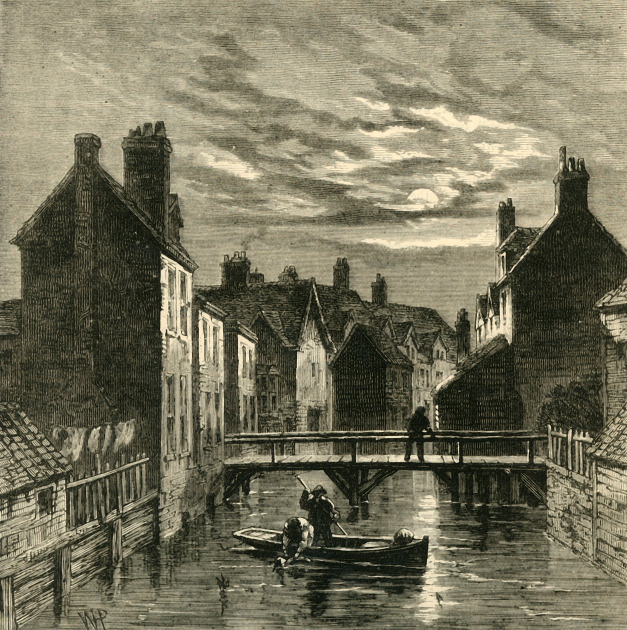 Folly Ditch, Jacobs Island, c1878. av Unbekannt