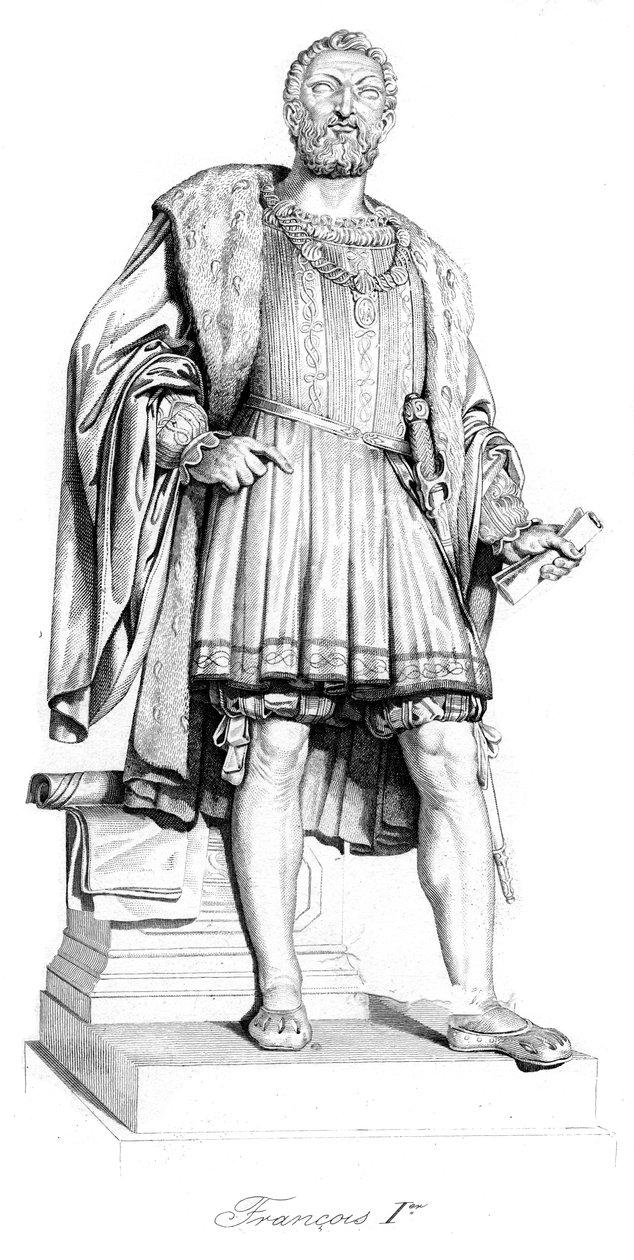 Frans I, kung av Frankrike, 1800-talet av Unbekannt