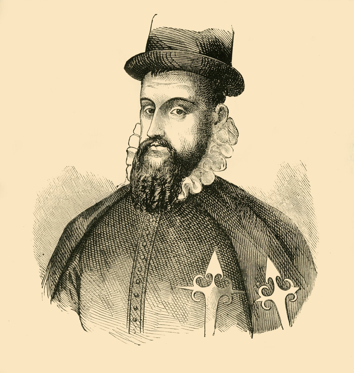 Francisco Pizarro, c1510-1520, 1890. av Unbekannt