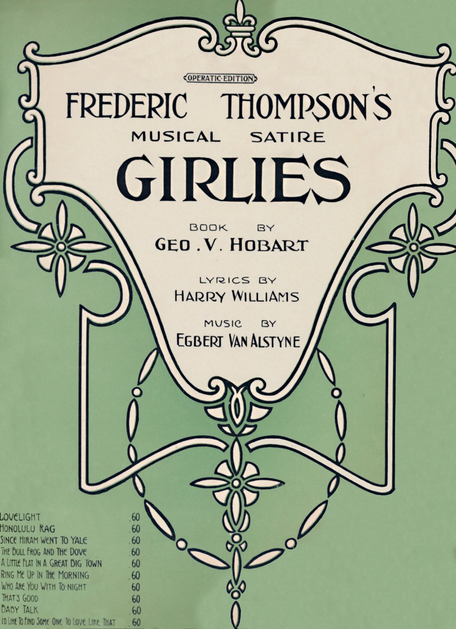 Frederic Thompsons Musical Satire Girlies, 1911. av Unbekannt