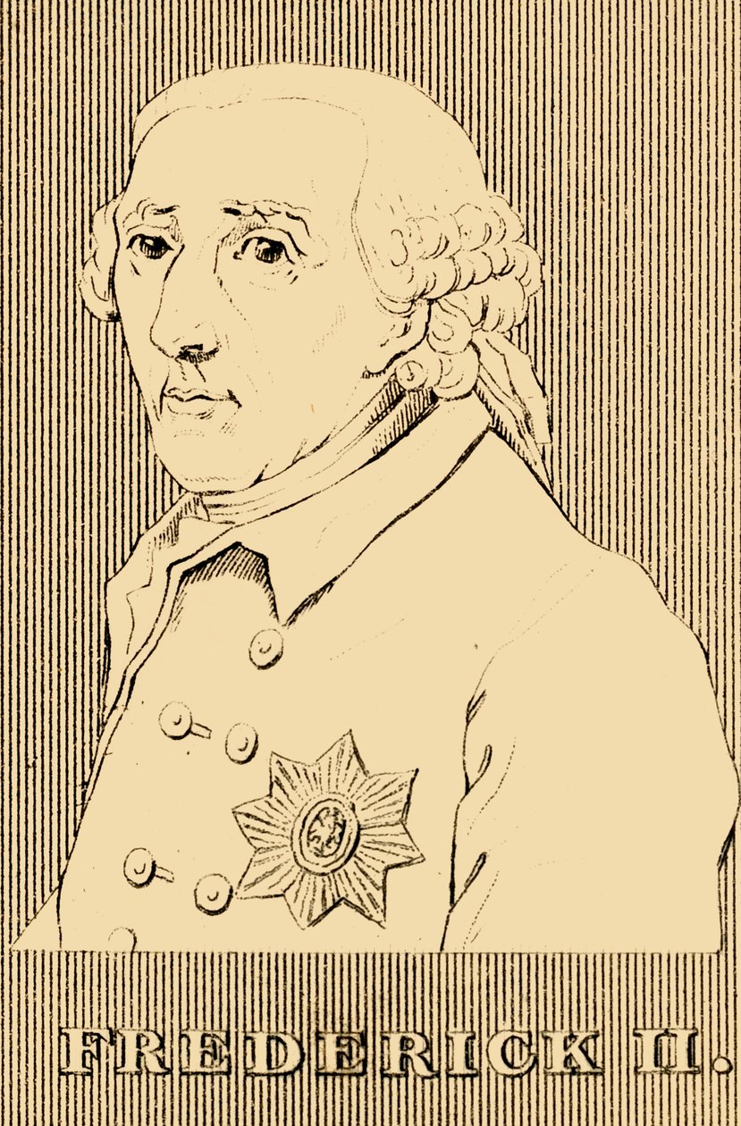 Fredrik II, 1712-1786, 1830. av Unbekannt