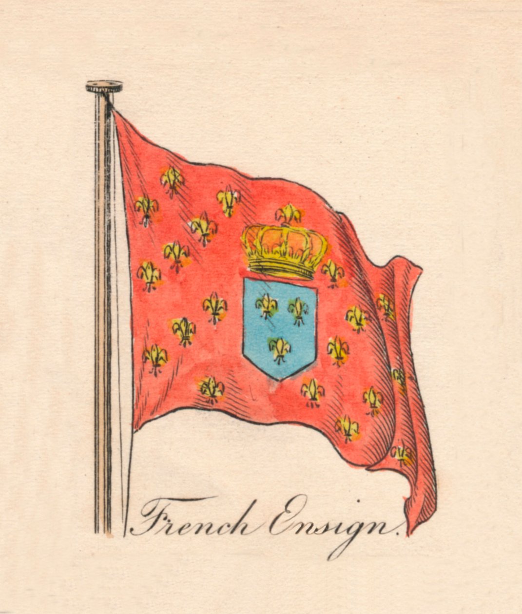 Fransk fänrik, 1838 av Unbekannt