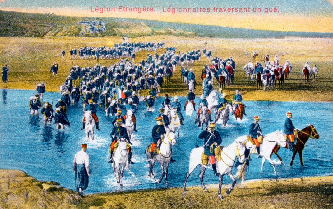 Franska främlingslegionen, Marocko, c1900 av Unbekannt