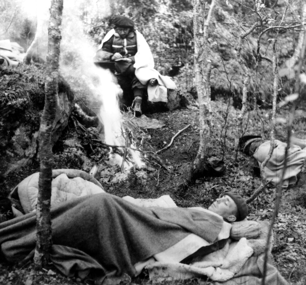 Franska Maquis-lägret, Frankrike, 1940-1944 av Unbekannt