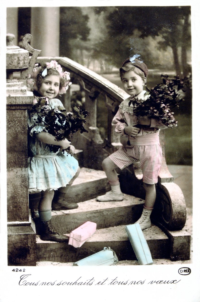 Franskt vykort, c1900 av Unbekannt
