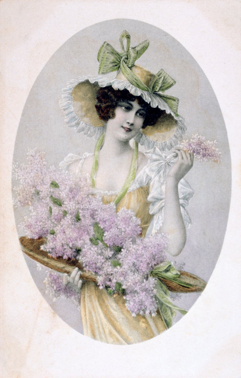 Franskt vykort, c1900 av Unbekannt