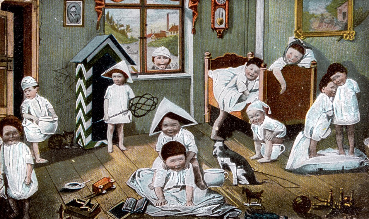 Franskt vykort, c1900 av Unbekannt