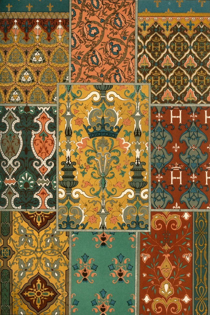 Fransk renässans mattmålning, 1898. av Unbekannt