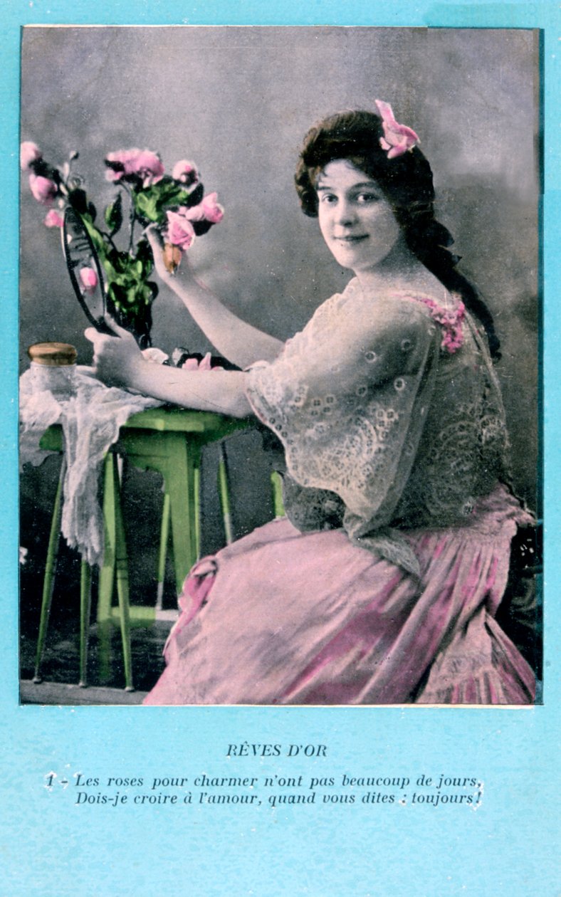 Franskt vykort, c1900 av Unbekannt